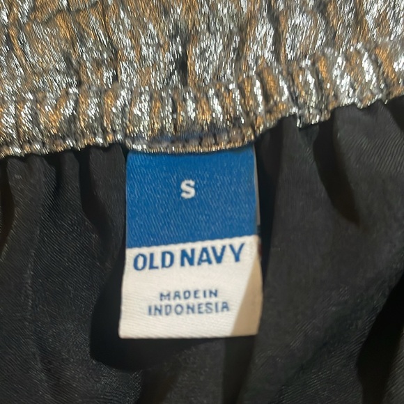 Old Navy Silver Smocked Sundress Cocktail - Picture 4 of 5